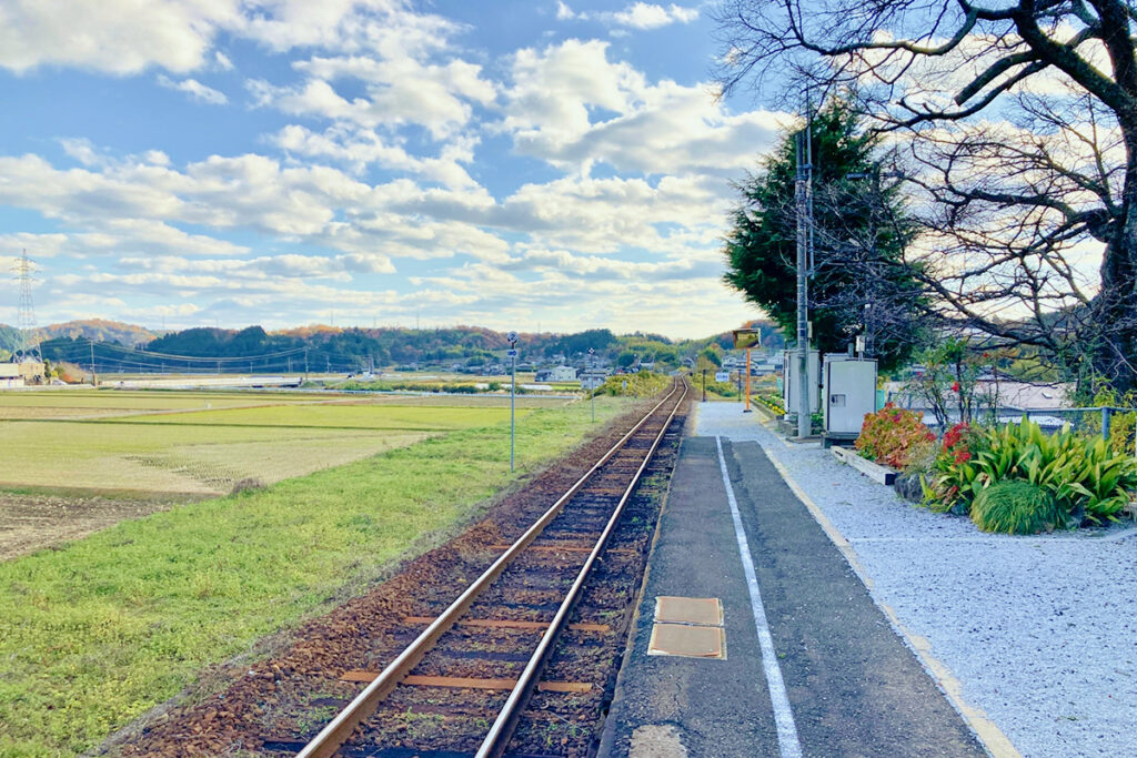 岡山県美作市の風景